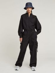 G-Star Kombinezon w kolorze czarnym rozmiar: XXL. Czarne kombinezony damskie G-Star, s, bez wzorów, z materiału, retro, bez kołnierzyka, bez ramiączek. Za 410.94 zł.
