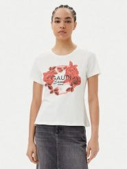 Gaudi T-Shirt 511FD64014 Écru Regular Fit. T-shirty damskie Gaudi, m, bez wzorów, z bawełny, bez kołnierzyka. Za 139.99 zł.
