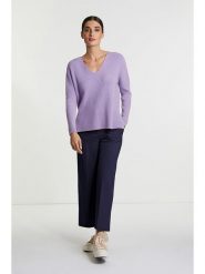 Rich & Royal Sweter w kolorze fioletowym rozmiar: XS. Różowe swetry klasyczne damskie Rich & Royal, xs, bez kołnierzyka. Za 175.67 zł.