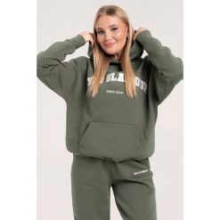 Bluza fitness damska Gym Glamour college. Zielone bluzy damskie GYM GLAMOUR, s, bez wzorów, bez kaptura. Za 199.99 zł.
