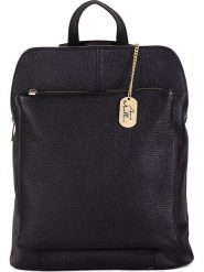 Anna Morellini Skórzany plecak "Nora" w kolorze czarnym - 29 x 34 x 11 cm rozmiar: onesize. Czarne plecaki Anna Morellini, bez wzorów, z materiału. Za 304.99 zł.