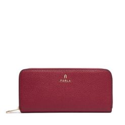 Portfel Furla. Czerwone portfele damskie Furla, bez wzorów. Za 764.99 zł.