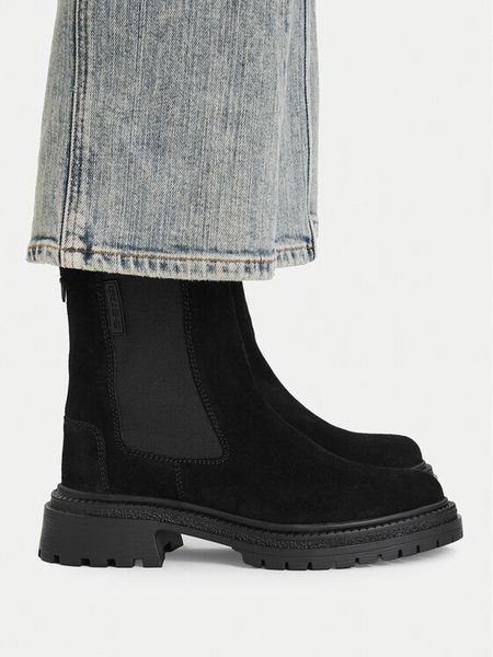 G-Star Raw Sztyblety CEO-WI16-BELLA-02 Czarny. Czarne botki damskie G-Star, retro, bez obcasa, na płaskiej podeszwie, bez zapięcia. Za 379.99 zł.