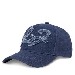 Czapka z daszkiem Liu Jo. Niebieskie czapki z daszkiem damskie Liu Jo, bez wzorów. Za 129.99 zł.