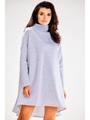 Awama Sukienka w kolorze szarym rozmiar: L/XL. Szare sukienki damskie Awama, bez wzorów, bez ramiączek. Za 151.45 zł.