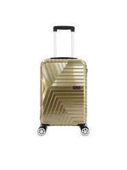Semi Line Walizka kabinowa T5763-1 Złoty. Żółte walizki Semi-line, bez wzorów, z tworzywa sztucznego. Za 169.99 zł.