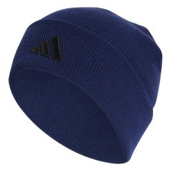 Czapka Adidas Sport New Log Bea Cuf Dorośli. Niebieskie czapki damskie Adidas, bez wzorów, z bawełny. Za 192.99 zł.