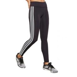 Damskie legginsy do biegania Adidas 3Stripes czarne. Czarne legginsy damskie Adidas, m, bez wzorów. Za 276.40 zł.