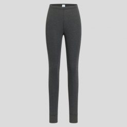 Legginsy termoaktywne damskie Odlo ACTIVE WARM ECO. Szare legginsy damskie ODLO, s, bez wzorów, z materiału. Za 249.99 zł.