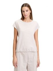 BETTY & CO Koszulka w kolorze beżowym rozmiar: XXL. Brązowe bluzki damskie Betty & Co, xxl, bez wzorów, bez kołnierzyka, bez ramiączek. Za 72.95 zł.