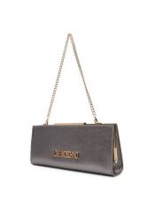 LOVE MOSCHINO Torebka JC4144PP1OLS0910 Szary. Szare torebki wieczorowe damskie Love Moschino, bez wzorów, ze skóry, bez dodatków. Za 859.99 zł.