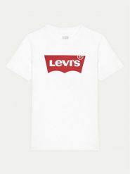 Levi's® T-Shirt 9E8157-001 Biały Regular Fit. Białe t-shirty i koszulki chłopięce bez wzorów, z bawełny, bez kołnierzyka, bez ramiączek. Za 59.99 zł.