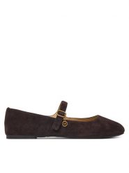 MICHAEL Michael Kors Baleriny Nellie 40F6NLFP1S Brązowy. Brązowe balerinki damskie MICHAEL Michael Kors, bez wzorów, ze skóry. Za 569.99 zł.