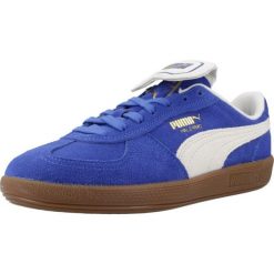 Kapcie PUMA YELLOW PREMIUM SUEDE Niebieski. Niebieskie kapcie damskie Puma, z tkaniny. W wyprzedaży za 278.00 zł.