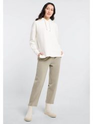 ELBSAND Bluza "Maika" w kolorze białym rozmiar: L. Białe bluzy damskie ELBSAND, l, bez wzorów, z bawełny, z kapturem. Za 200.45 zł.