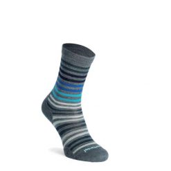 Skarpety merino Smartwool Everyday Spruce Street Crew Socks. Szare skarpetki damskie Smartwool, bez wzorów. Za 85.99 zł.