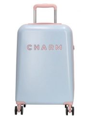 Charm Walizka w kolorze błękitnym - 36 x 55 x 20,5 cm rozmiar: onesize. Niebieskie walizki Charm, bez wzorów, z materiału. Za 217.99 zł.