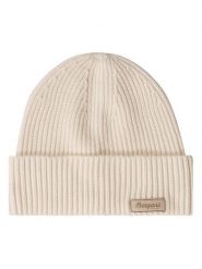 Bergans Czapka beanie w kolorze beżowym rozmiar: onesize. Brązowe czapki damskie Bergans, bez wzorów, prążkowane. Za 171.28 zł.
