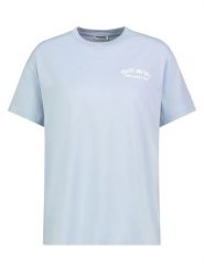 Sublevel Koszulka w kolorze błękitnym rozmiar: S. Niebieskie koszulki damskie Sublevel, s, bez wzorów, bez kołnierzyka, bez ramiączek. Za 43.99 zł.