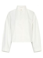 MOSS COPENHAGEN Kurtka przejściowa w kolorze białym rozmiar: L/XL. Białe kurtki damskie Moss Copenhagen, l, bez wzorów, bez kaptura. Za 279.95 zł.