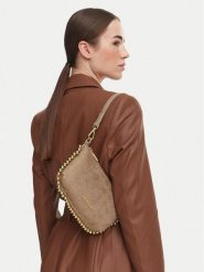 LOVE MOSCHINO Torebka JC4222PP0PKF110A Beżowy. Brązowe torebki klasyczne damskie Love Moschino, z materiału, bez dodatków. Za 679.99 zł.