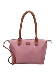 Charm Shopper bag "Buckingham" w kolorze szaroróżowym - 42 x 25 x 15 cm rozmiar: onesize. Różowe shopper bag Charm, bez wzorów, z materiału, na ramię, bez dodatków. Za 96.95 zł.
