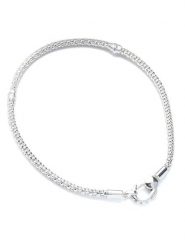 Pandora Srebrna bransoletka rozmiar: 18. Szare bransoletki damskie Pandora, srebrne. Za 269.95 zł.