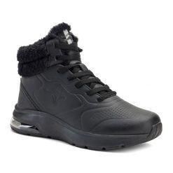 Buty damskie KangaROOS K-PL Dreams Mid. Czarne obuwie trekkingowe damskie KangaROOS, bez zapięcia. Za 189.99 zł.