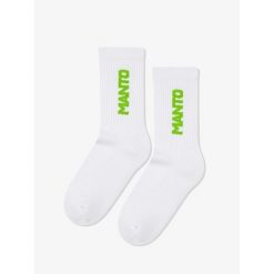 MANTO skarpety LOGOTYPE 25 białe M. Białe skarpetki damskie MANTO, bez wzorów. Za 49.00 zł.