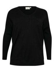 KAFFE curve Sweter w kolorze czarnym rozmiar: S. Czarne swetry klasyczne damskie KAFFE curve, s, bez kołnierzyka. Za 87.81 zł.