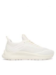 Calvin Klein Sneakersy Light Runner Sock Mesh Lycra HW0HW03023 Kremowy. Białe obuwie sportowe damskie Calvin Klein, z lycry, bez zapięcia. Za 449.99 zł.