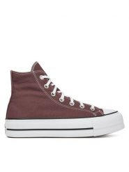 Converse Trampki Chuck Taylor All Star Lift Platform A10646C Bordowy. Czerwone trampki damskie Converse, bez wzorów, z materiału, bez zapięcia. Za 309.99 zł.