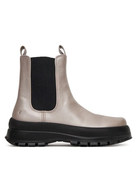 ECCO Botki 22075302459 Bordowy. Czerwone botki damskie ECCO, ze skóry, bez obcasa, na płaskiej podeszwie, bez zapięcia. Za 719.99 zł.