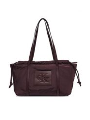Calvin Klein Torebka LV04F3703G Bordowy. Czerwone torebki klasyczne damskie Calvin Klein, z materiału, bez dodatków. Za 409.99 zł.