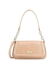 DeeZee Torebka DZE-S-013-07 Beżowy. Brązowe listonoszki damskie DeeZee, bez wzorów, z tworzywa sztucznego, bez dodatków. Za 129.99 zł.
