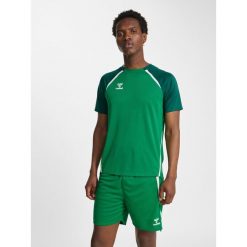 Koszulka Hummel Lead 2.0. Zielone koszulki damskie Hummel, bez wzorów, bez kołnierzyka, bez ramiączek. Za 170.00 zł.