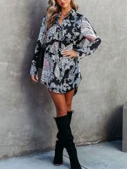 Milan Kiss Sukienka ze wzorem rozmiar: L. Sukienki damskie Milan Kiss, bez wzorów, bez ramiączek. Za 100.99 zł.