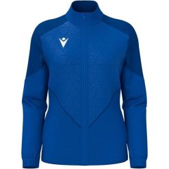 Damska bluza dresowa Macron Artemis. Niebieskie bluzy damskie Macron, l, bez wzorów, z dresówki, bez kaptura. Za 240.00 zł.