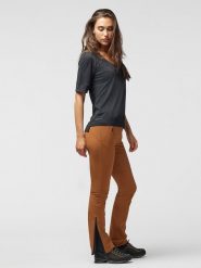 LaMunt Spodnie trekkingowe "Michelle" w kolorze jasnobrązowym rozmiar: 38. Brązowe spodnie dresowe damskie LaMunt, bez wzorów. Za 347.99 zł.