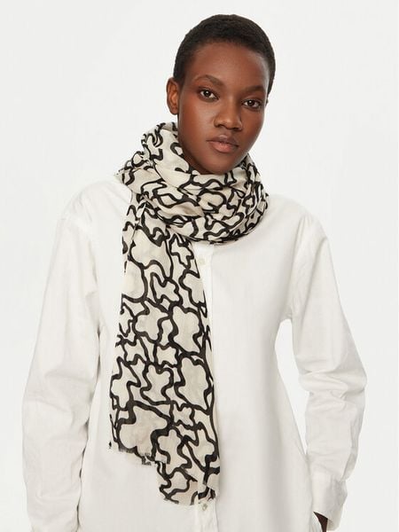 TOUS Szal 2000780501 Beżowy. Brązowe szaliki damskie tous, bez wzorów. Za 369.99 zł.