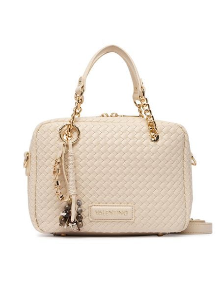 Valentino Torebka Gea VBS9UC23 Écru. Białe torebki klasyczne damskie Valentino, ze skóry, bez dodatków. Za 493.99 zł.