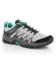 Kimberfeel Buty turystyczne "Montalto" w kolorze szaro-turkusowym rozmiar: 40. Szare obuwie trekkingowe damskie Kimberfeel, bez zapięcia. Za 173.99 zł.