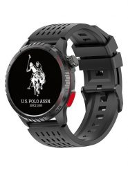 U.S. Polo Assn. Smartwatch w kolorze czarnym rozmiar: onesize. Czarne, cyfrowe zegarki damskie U.S. Polo Assn., metalowe. Za 391.99 zł.