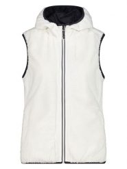 CMP Kamizelka polarowa w kolorze białym rozmiar: 42. Białe kamizelki damskie CMP, s, bez wzorów, z materiału, bez kaptura. Za 150.45 zł.