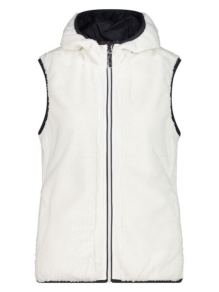 CMP Kamizelka polarowa w kolorze białym rozmiar: 40. Białe kamizelki damskie CMP, s, bez wzorów, z materiału, bez kaptura. Za 150.45 zł.