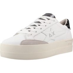 Buty SUN68 BIG KATY Biały. Białe obuwie trekkingowe damskie SUN68, ze skóry, bez zapięcia. Za 482.99 zł.
