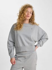 Bluza damska Hummel Bee. Szare bluzy damskie Hummel, m, bez wzorów, z bawełny, bez kaptura. Za 199.35 zł.