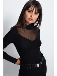 Cool and sexy Koszulka w kolorze czarnym rozmiar: M. Czarne koszulki damskie Cool and sexy, m, bez wzorów, bez kołnierzyka, bez ramiączek. Za 56.93 zł.