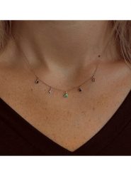 OR Carats Złoty naszyjnik z elementami ozdobnymi - dł. 40 cm rozmiar: onesize. Żółte naszyjniki damskie OR Carats, z ametystem, złote. Za 1,217.99 zł.