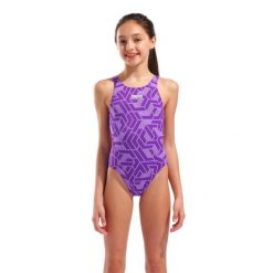 Strój Kąpielowy Arena Escape Swimsuit Swim Tech. Czarne stroje jednoczęściowe Arena, bez wzorów, z materiału. Za 169.99 zł.